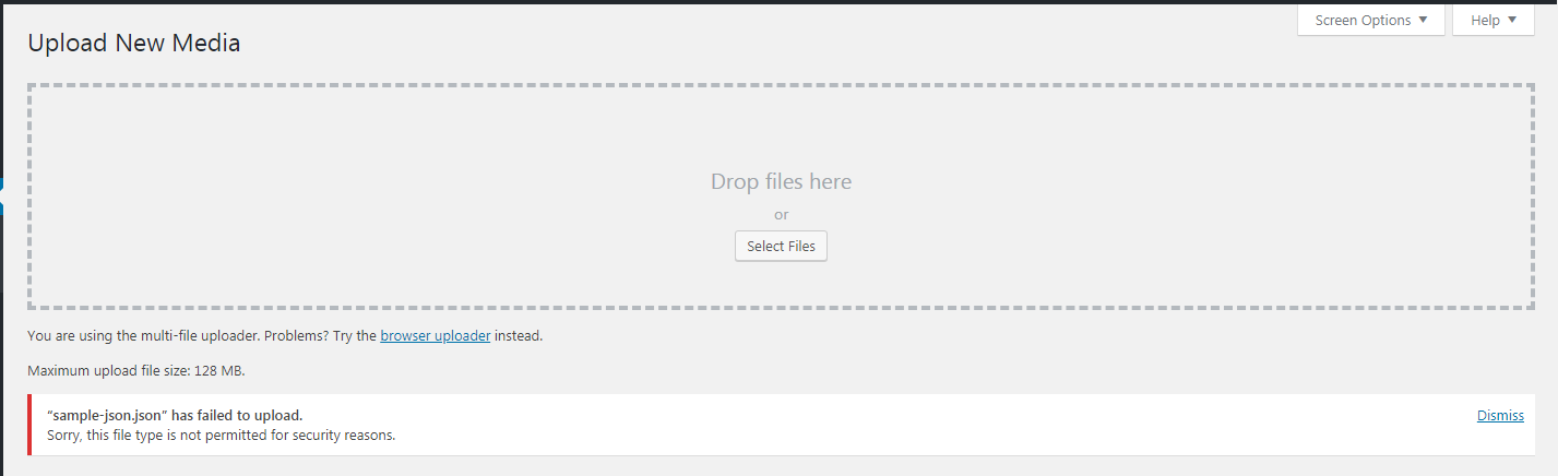 Sorry, this file type is not permitted for security reasons