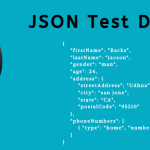JSON Test Data
