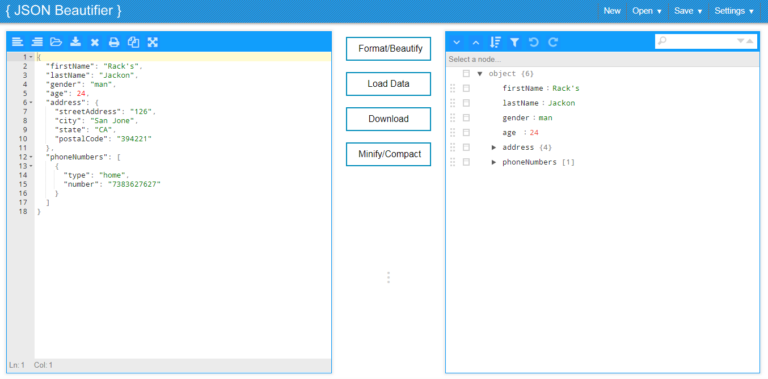 How to create a JSON file? - Learning Container