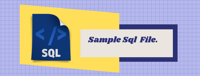 Sample SQL File