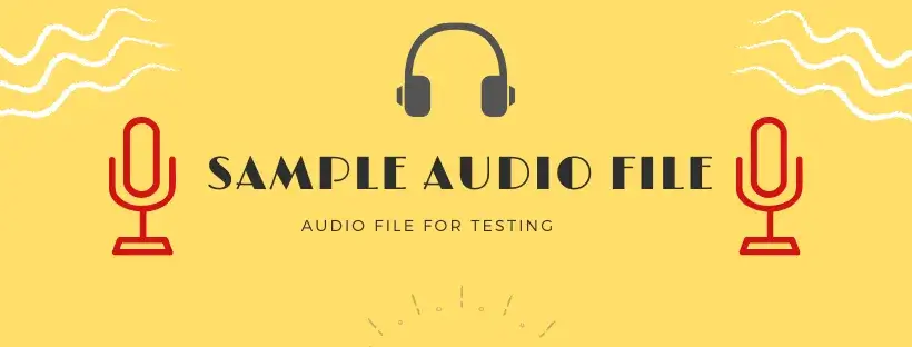 sample audio file