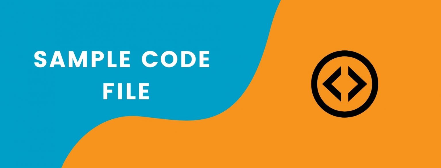 Sample code file download learning container