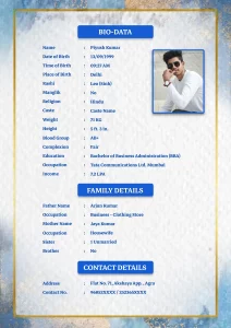 Biodata Format For Marriage 24