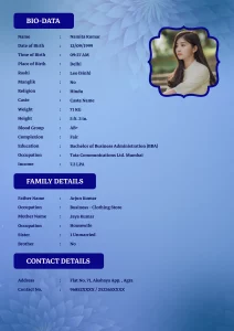 Biodata Format For Marriage 6
