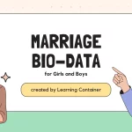 Marriage Biodata for girl and boy