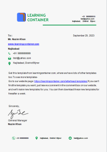 161-Free Letterhead Templates word