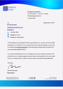 179- best letterhead design word