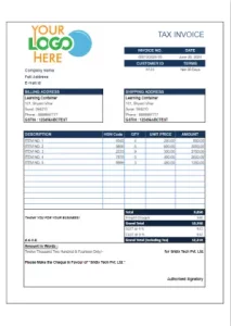 Serivce Invoice Template 13
