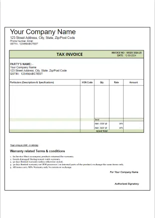 basic invoice template 25