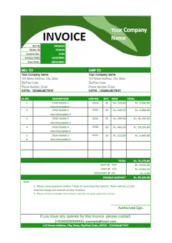 contract invoice template 47