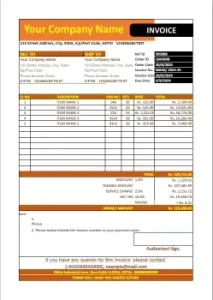 customizable invoice template 46