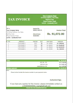 digital invoice template 33