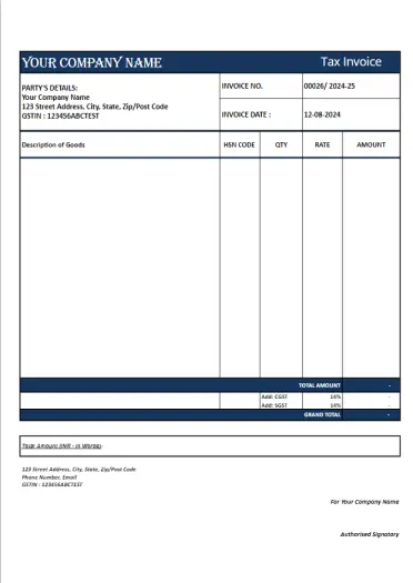 electronic invoice template 26