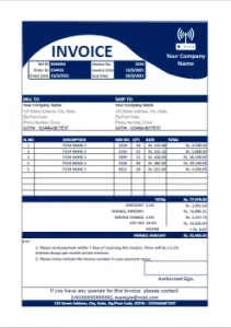 free fillable invoice template 45