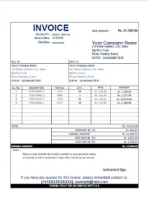 free online invoice template 37