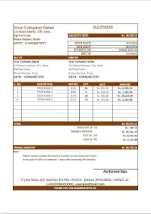 generic invoice template 38