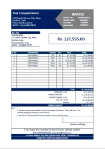 invoice design template 48