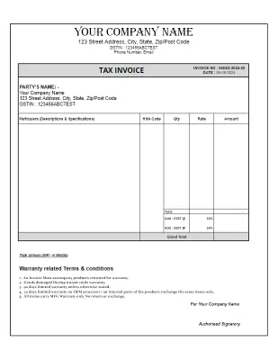 online invoice template 22