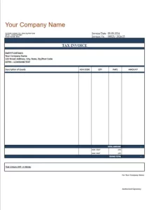 printable invoice template 23