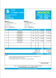 work invoice template free 44