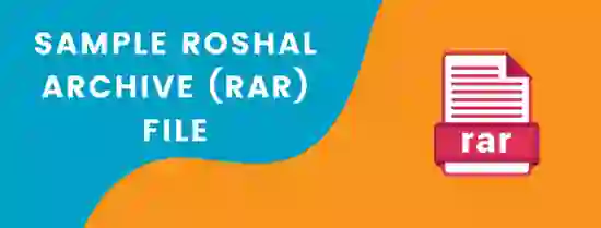 Sample Roshal Archive File