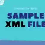 sample xml file